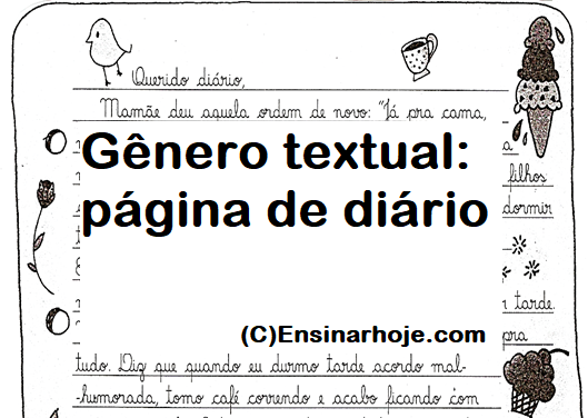 G Nero Textual P Gina De Di Rio Texto E Quest Es Ensinar Hoje