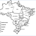 Mapa político das regiões brasileiras: criar legendas.