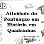 História em quadrinhos para pontuar