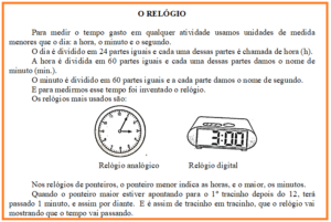 Read more about the article Medida de tempo: o relógio