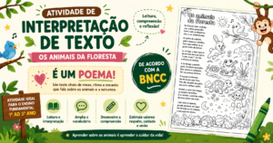 Leia mais sobre o artigo Interpretação de Texto: Poema Os Animais da Floresta | Atividade BNCC