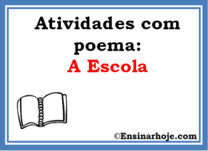 Read more about the article Atividade Poema: A Escola