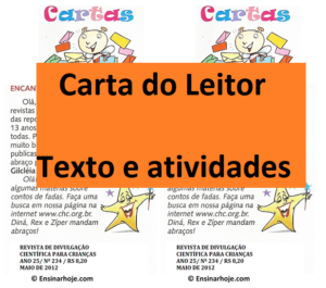 Read more about the article Atividade com Carta do Leitor – Encantada