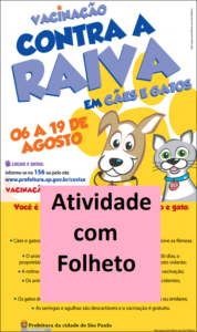 Read more about the article Atividade com gênero textual Folheto