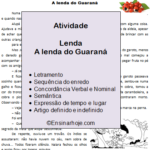 Atividade – Gênero Textual – Lenda: A Lenda do Guaraná