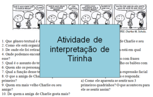 Read more about the article Interpretação de Tirinha Charlie Brown