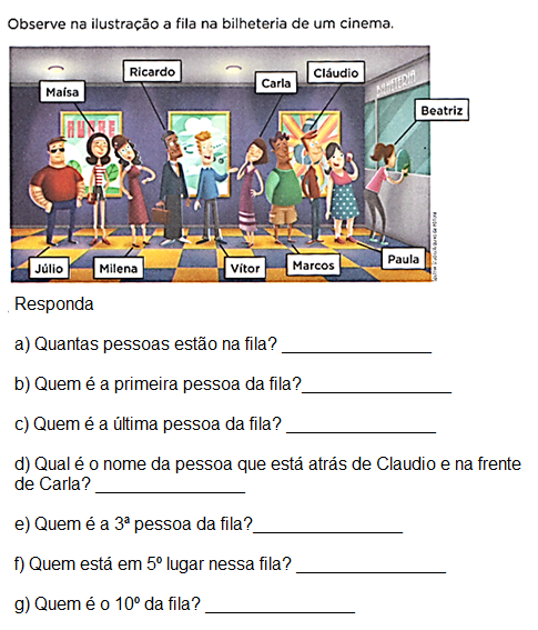 Atividade de matemática: Os algarismos - 4º ano - Acessaber