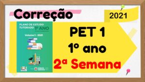 Read more about the article Correção PET 1 – 1º ano – 2ª Semana