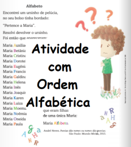 Read more about the article Atividade com ordem alfabética para 2º e 3º anos