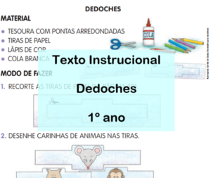 Read more about the article Gênero Textual – Texto Instrucional – 1º ano
