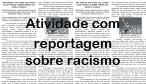 Read more about the article Atividade com reportagem sobre racismo