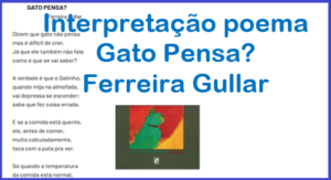 Read more about the article Interpretação do poema Gato Pensa? de Ferreira Gullar