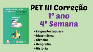 Read more about the article Correção PET III – 1º ano – 4ª Semana