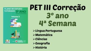 Read more about the article Correção PET III – 3º ano – 4ª Semana