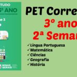 Correção PET III – 3º ano – 2ª Semana