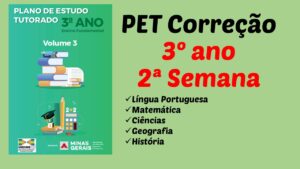 Read more about the article Correção PET III – 3º ano – 2ª Semana