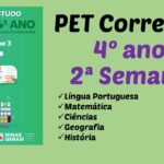 Correção PET III – 4º ano – 2ª Semana