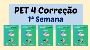 Read more about the article Correção PET 4 – 1ª Semana – 1º ao 5º ano