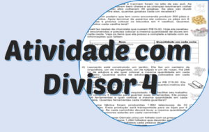 Read more about the article Atividade com divisor 4