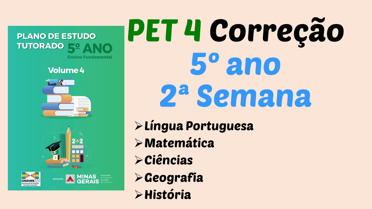 5Ano Pet2 Semana4 worksheet