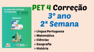 Read more about the article Correção PET 4 – 3º ano – 2ª Semana