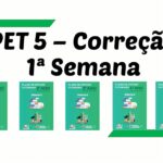 Correção PET 5 – 1ª Semana –  1º ao 5º ano