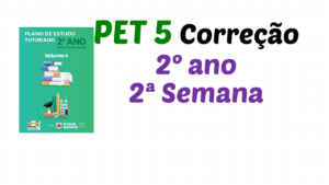 Read more about the article Correção PET 5 – 2º ano – 2ª Semana