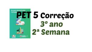 Read more about the article Correção PET 5 – 3º ano – 2ª Semana