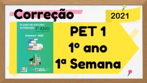 Read more about the article Correção PET 1 – 1º ano – 1ª Semana