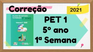 Read more about the article Correção PET 1 – 5º ano – 1ª Semana