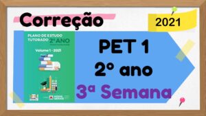 Read more about the article Correção PET 1 – 2º ano – 3ª Semana