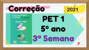 Read more about the article Correção PET 1 – 5º ano -3ª Semana