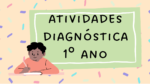 Atividades diagnóstica – 1º ano