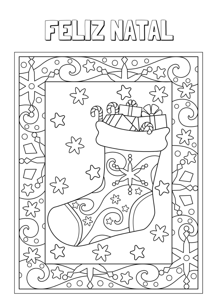 Atividade de Natal para colorir  Desenhos para colorir natal, Desenho de  natal, Monica para colorir