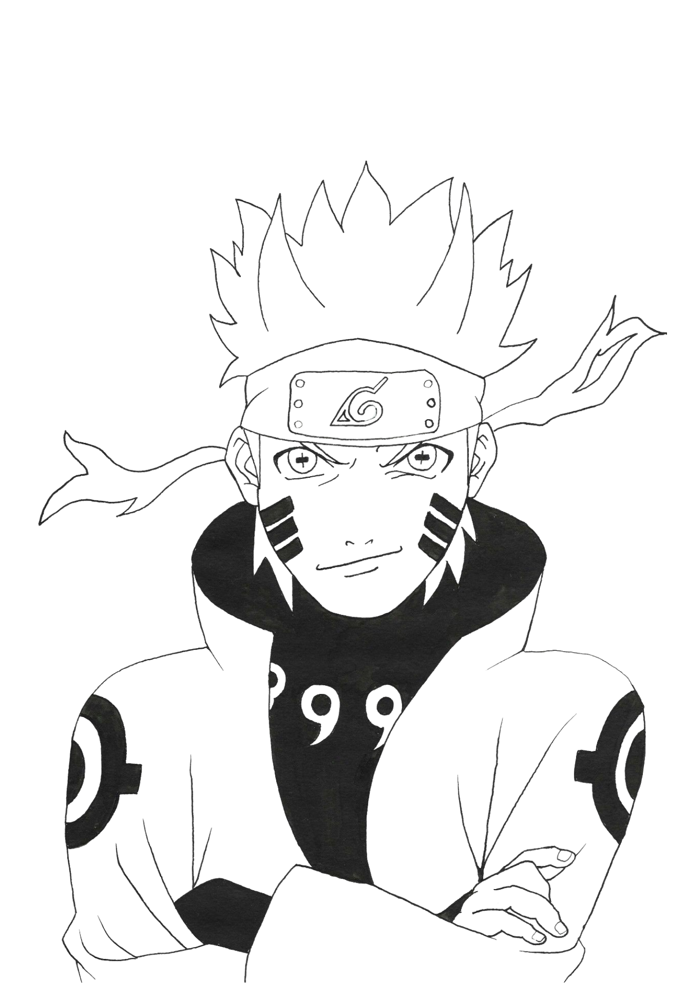 Um desenho naruto