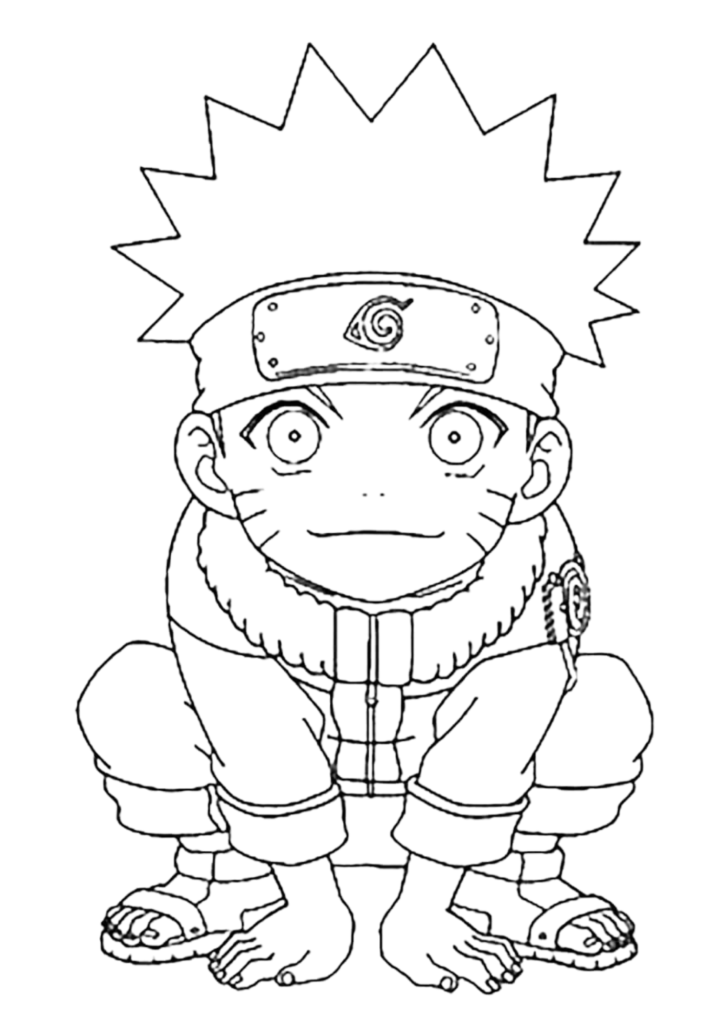 Desenhos para colorir: Naruto