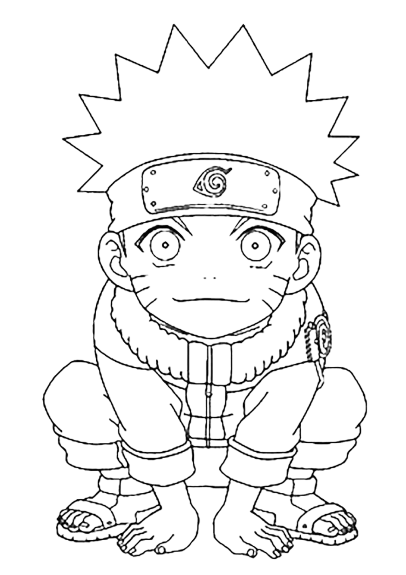 Desenho de Naruto pintado e colorido por Usuário não registrado o