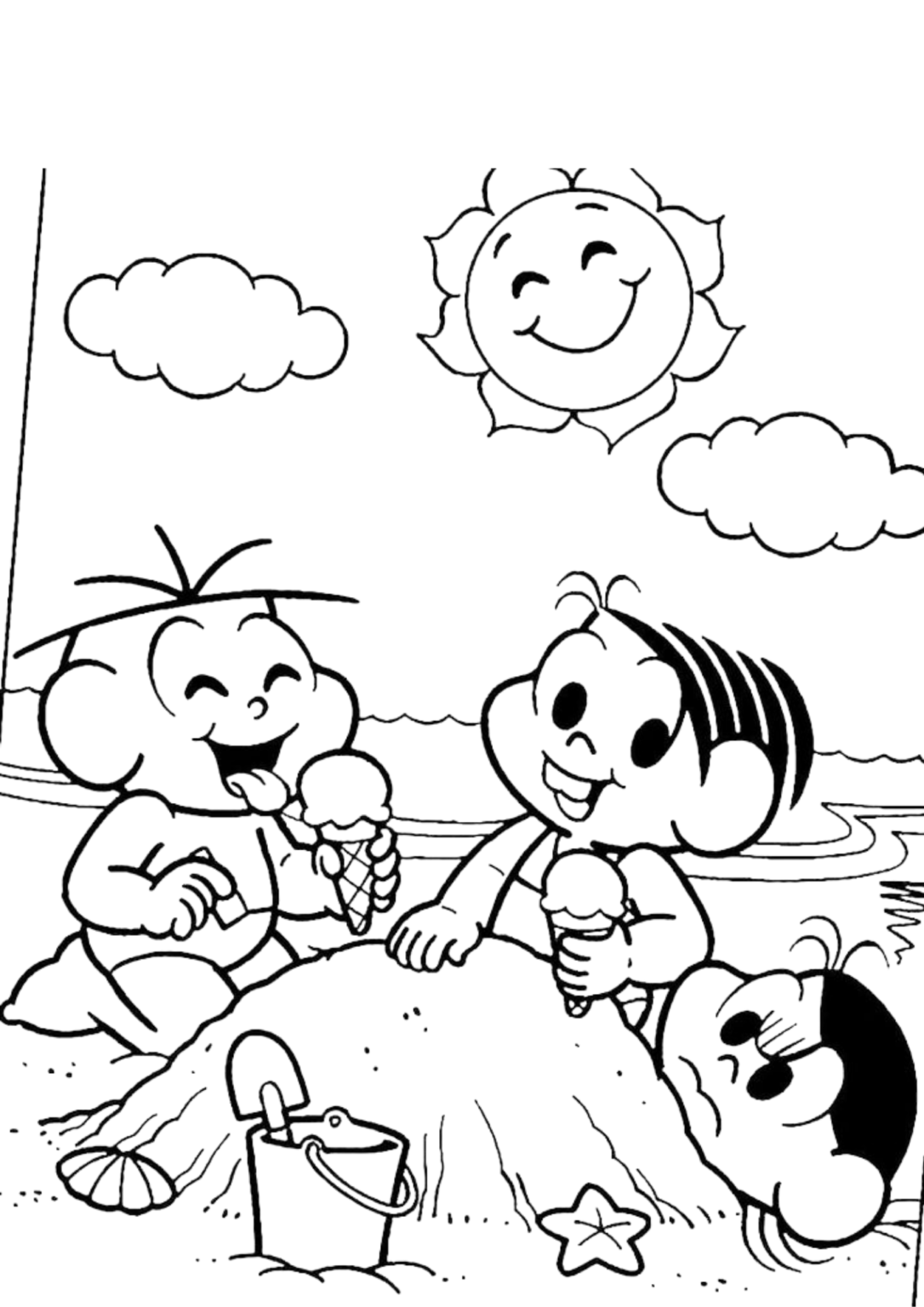 Desenhos Para Colorir Turma Da Mônica Ensinar Hoje 0210