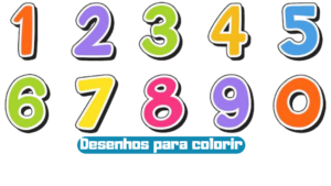 Read more about the article Números para colorir