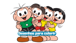 turma da monica desenhos para colorir